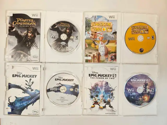 Nintendo Wii and games63234989016451124