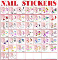 Nail Stickers Manicure Flowers Diamonds Aristocats Butterfly Cat