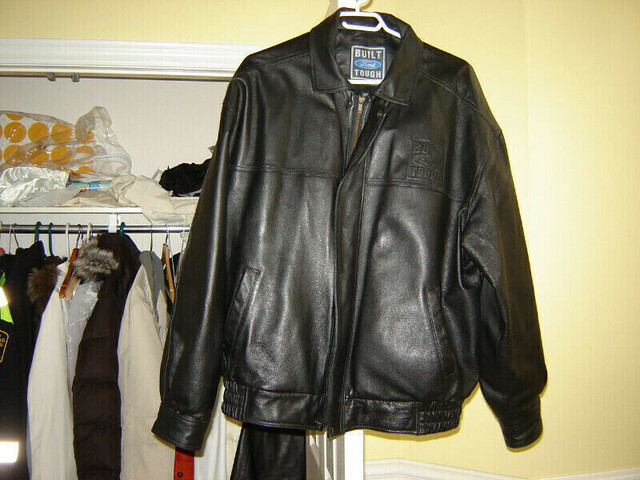 Leather Jacket, XL, Ford Issue, Mint Condition, 100% New in Men's in Markham / York Region
