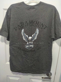Harley Davidson  PARAMOUNT  T-shirt Size L   >> SHEDIAC N.B.