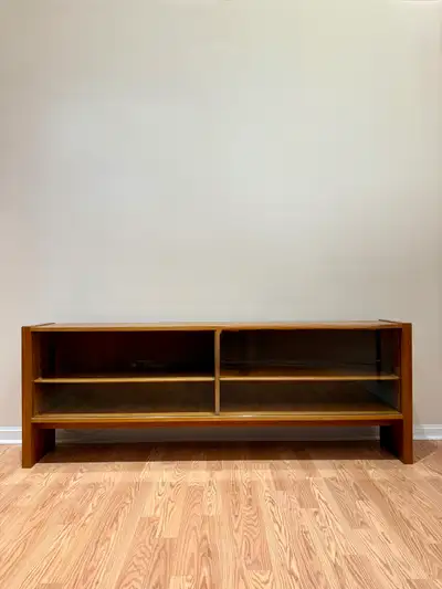 Mid Century Teak Glass Hutch, View more