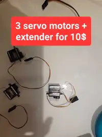 3 pin servo motors for boats, airplanes and cars 
