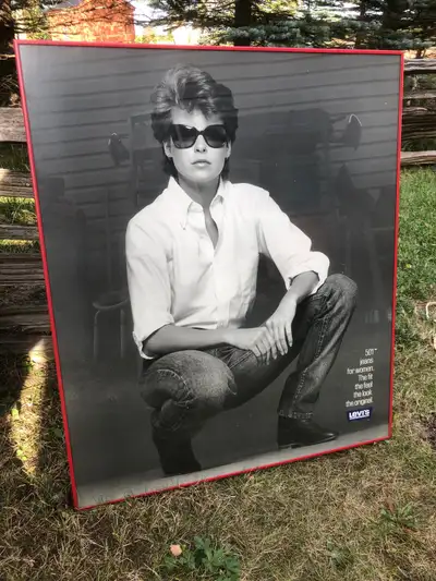 Vintage 1982 Levi’s Store Display Poster 501 Jeans for women, View more