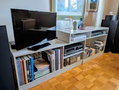 Table basse pour salon et console pour télévision, View more