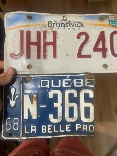  old licence plates , View more