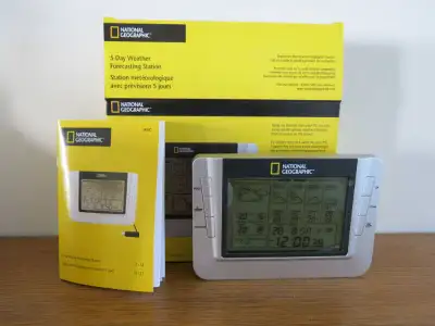 NATIONAL GEOGRAPHIC 5-DAY WEATHER FORECASTING STATION, View more