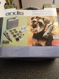 Andis deluxe pet clipper kit.