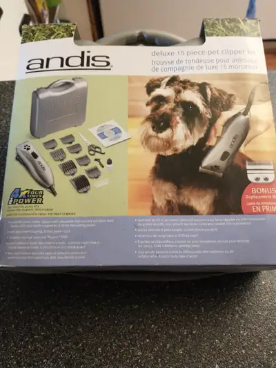 Andis deluxe pet clipper kit., View more