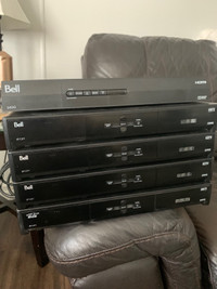 Five Bell Satellite HD Receivers / One standard receiver