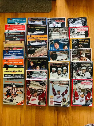 27 NHL OFFICIAL GUIDE AND RECORD BOOKS, View more