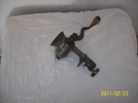 Vintage hand meat grinder