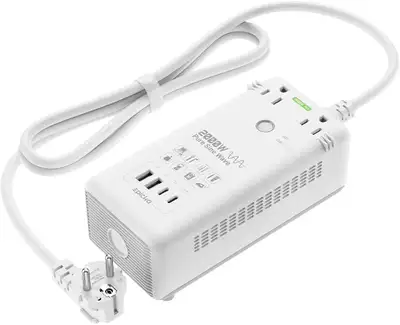 NEW 2000W Pure Sine Wave Voltage Converter, 220V to 110V Power T, View more