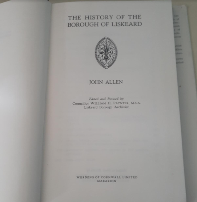 Vintage The History of the Borough of Liskeard by John Allen in Non-fiction in Markham / York Region - Image 3