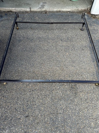 Queen or double adjustable metal bed frame