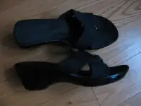Sandales noires femmes