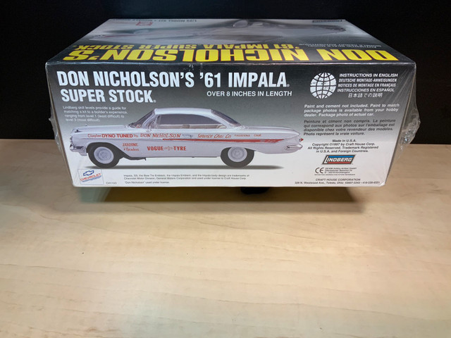 ‘61 Impala Don Nicholson’s 1/25 dans Loisirs et artisanat  à Laval/Rive Nord