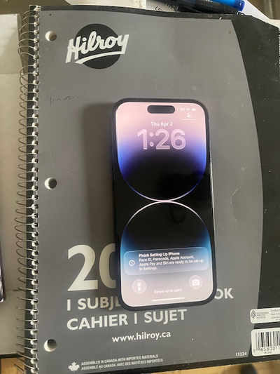 Excellent iphone 14 pro unlocked 128gb works internationally, View more