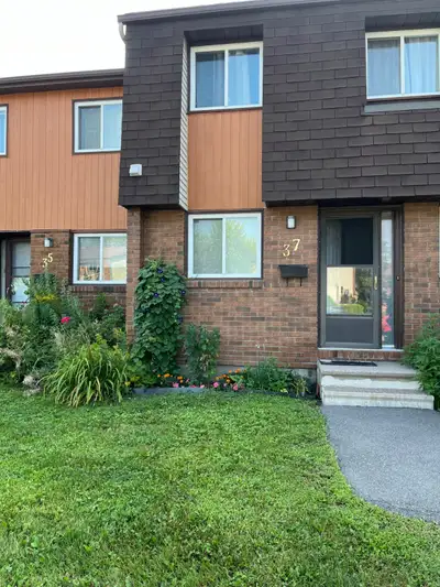 Furnished 3 bedroom townhouse condo with 1.5 bath, in unit laundry (free!) and tons of storage space...