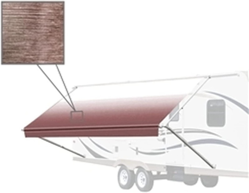 ALEKO RVFAB8X8BRN13 RV Awning Fabric Replacement 8x8 Brown Fade RVs & Motorhomes City of