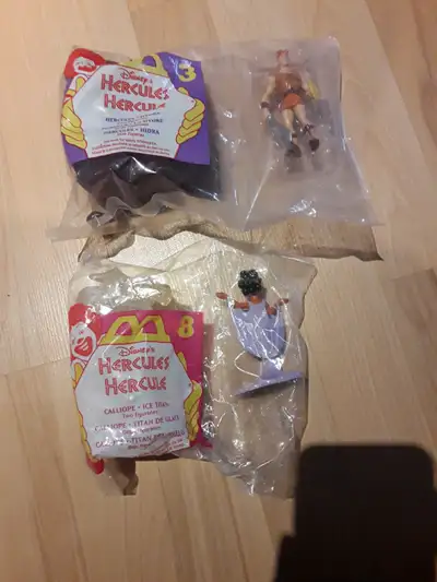 2 sealed McDonald's Hercules happy meal toys , View more