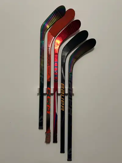 Hockey stick wall mount holder, View more