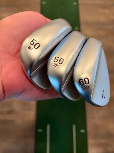 Like new set of Takomo Skyforger 002 Wedges in 50, 56 and 60!, View more