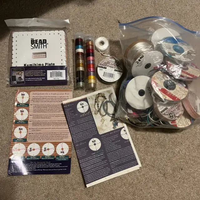 Kumihimo supplies - disk, plate, chinese knotting cord in Hobbies & Crafts in Dartmouth - Image 2