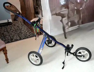 3 Wheel PowerBilt Push/Pull Cart,Not Used in 2 Yrs,VERY GOOD Con, View more