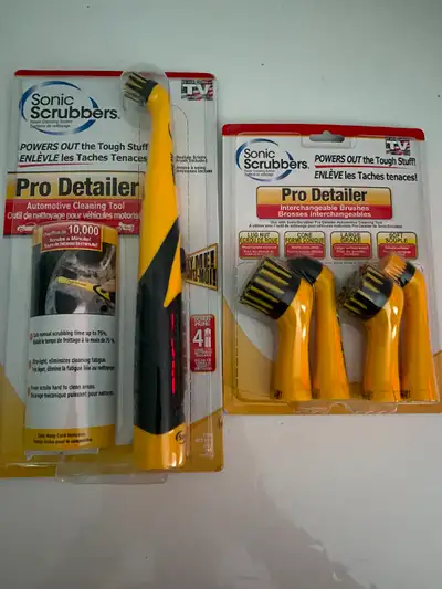 Sonic Scrubbers Pro Detailer Automotive Cleaning Tool This is new and has never been opened Comes wi...