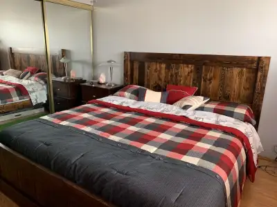 Reclaimed wood beds, View more