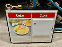 Vintage LARGE “Coke” Diner Fluorescent Light Box