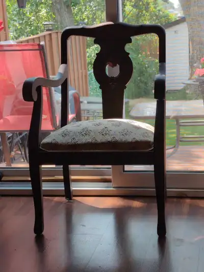 antique farm chair, View more