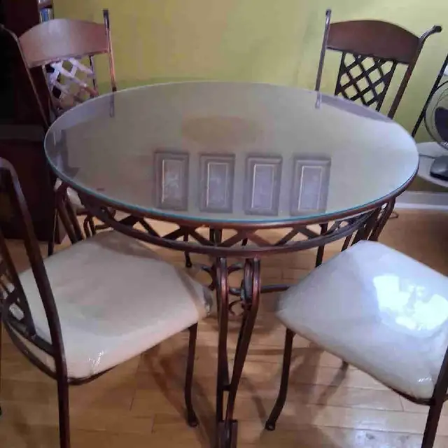 Set de cuisine en fer forgé in Dining Tables & Sets in Longueuil / South Shore - Image 2
