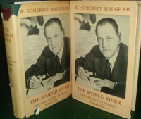 1954 Lot of 2 W. SOMERSET MAUGHAM HC WORLD OVER Books Vol 1 2
