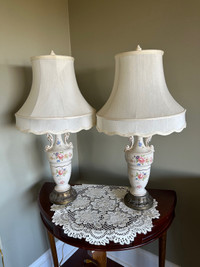 Set of antique lamps 