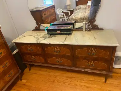 Vintage Italian-Style Bedroom Set, View more