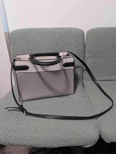 Kate Spade Staci Medium Satchel – Grey, White & Black, View more