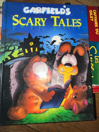 Garfield’s scary tales kids reading book 