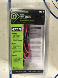 Fused leads for testers Ideal Greenlee UEi