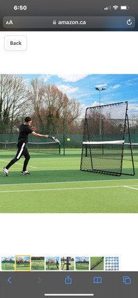 Jumbo Tennis Rebounder [9ft x 7ft] Training Tool | Tennis Practi