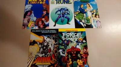 Lot of 5 1990's Marvel Ash Can Comic Books for $15, View more