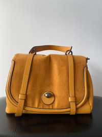 Call It Spring - Suede Bag in Mustard Yellow