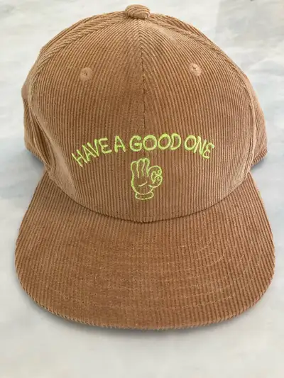• Good Supply Canabis Have a Good One Brown Corduroy SnapBack Hat • In great shape • Only asking $25...