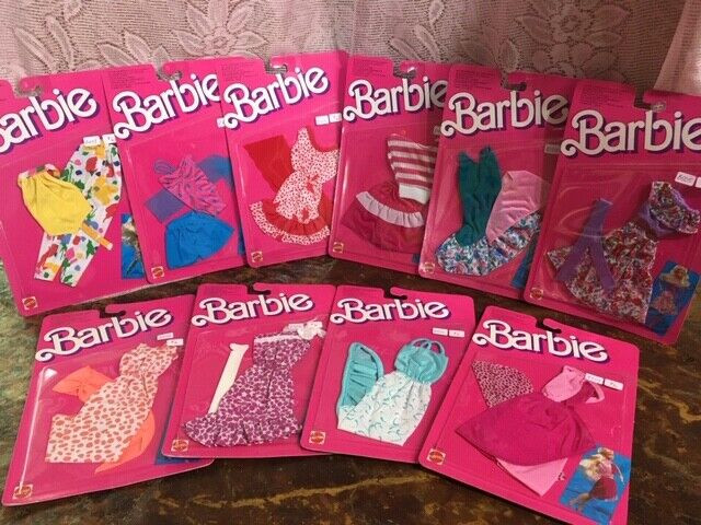 BARBIE - PRETTY CHOICES Fashions 1987 NRFC 4 Left! in Arts & Collectibles in St. Albert