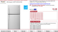 Brand new  and unused Whirlpool fridge and freezer. Can deliver