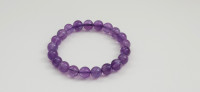 Purple Crystal Stretch Bracelet