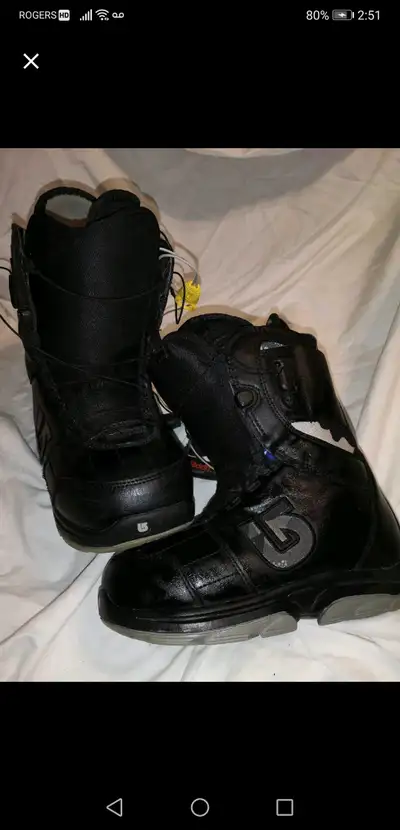 BURTON CAMO LOGO SNOWBOARD BOOTS MENS SIZE 5 WOMENS SIZE 6.5-7, View more