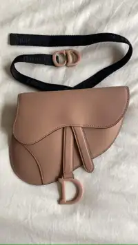 Dior saddle belt bag