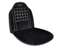 Deluxe Heated Seat Cushion Adjustable Heat Levels - Black