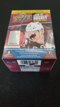 2020-21 upper deck hockey extended series blaster sealed box